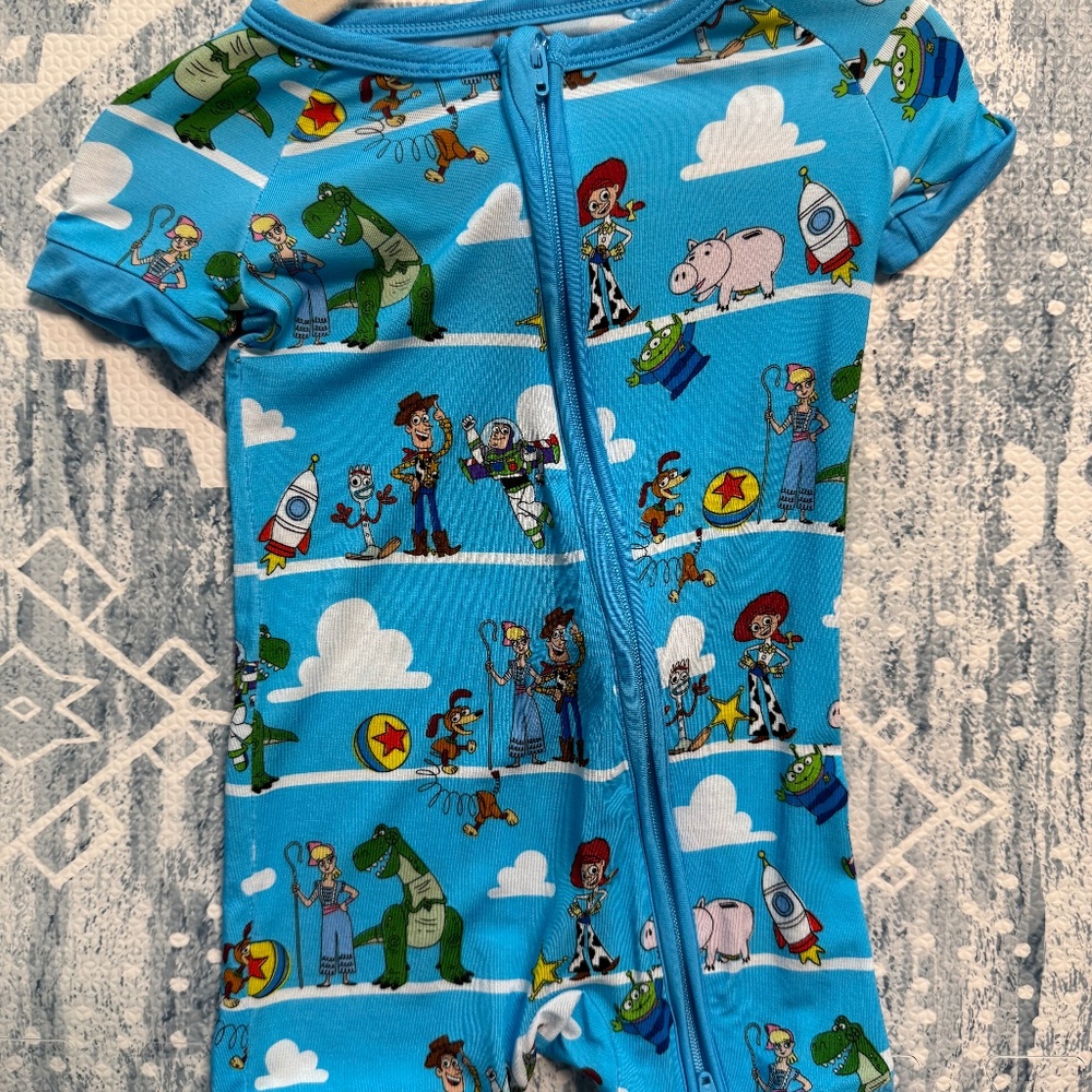 Little Sleepies NWOT Toy Story shorty zippy